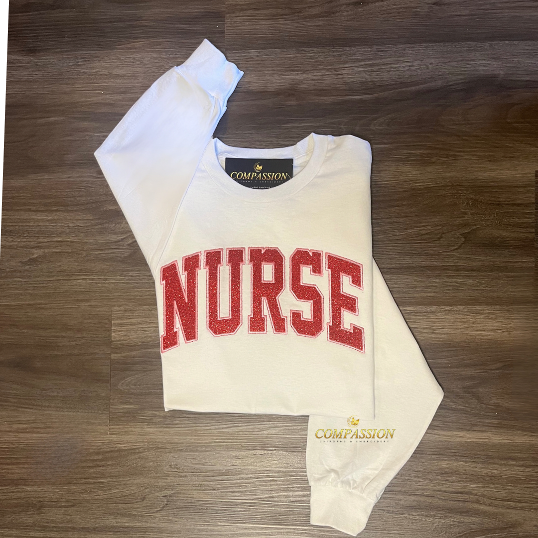 Embroidered Glitter Shirt