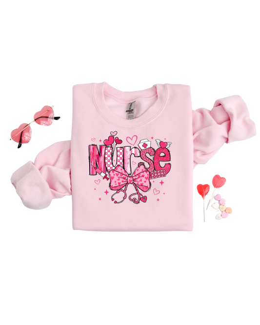 Valentine's Nurse Sweatshirt