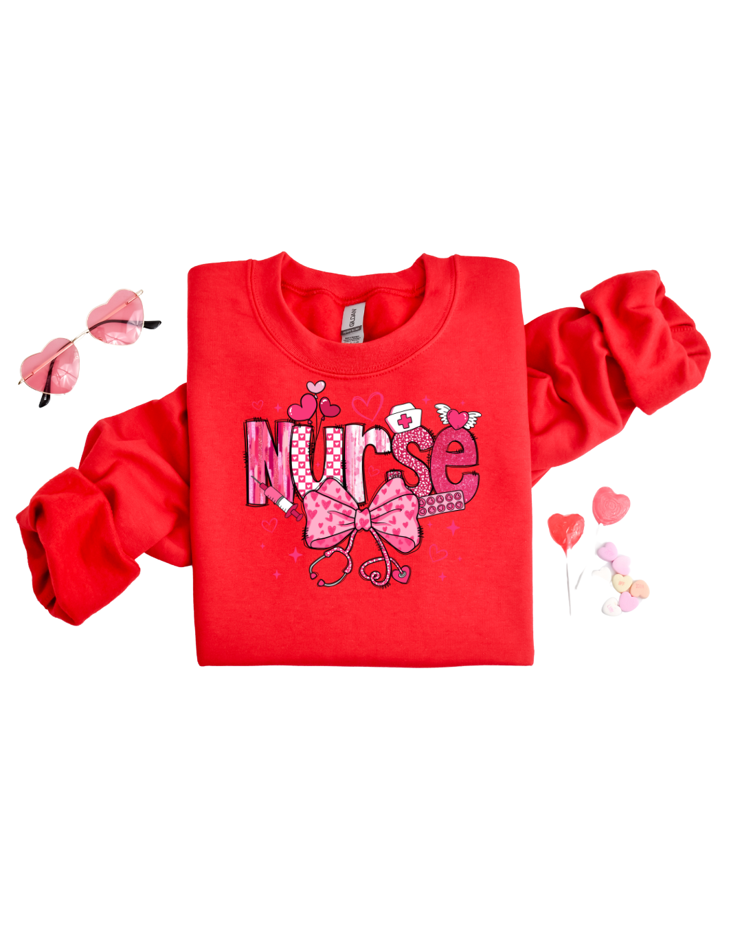 Valentine's Nurse Sweatshirt