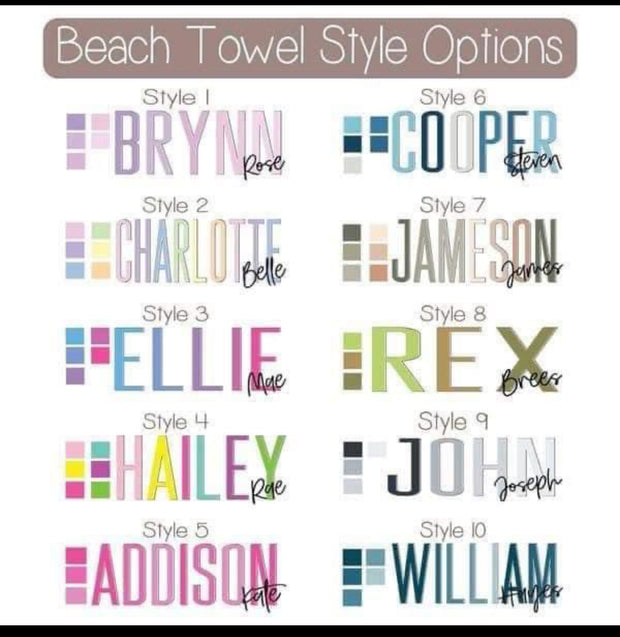 Beach towel