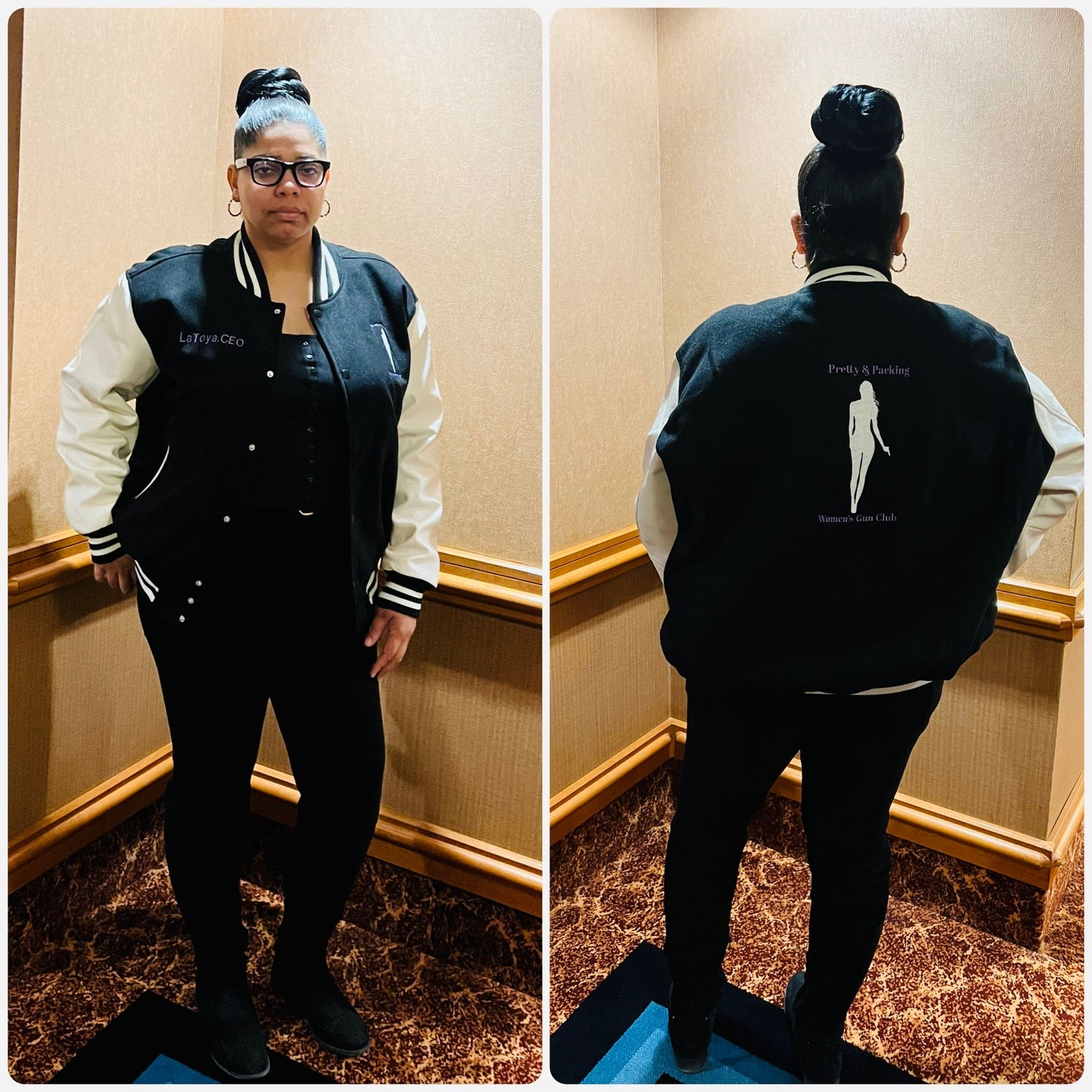 Pretty & Packing  Varsity Jacket