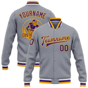 Custom Full-Snap Letterman Varsity Jacket