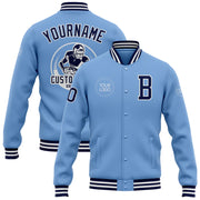 Custom Full-Snap Letterman Varsity Jacket