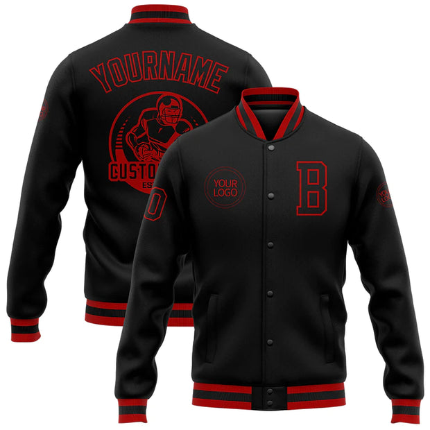 Custom Full-Snap Letterman Varsity Jacket